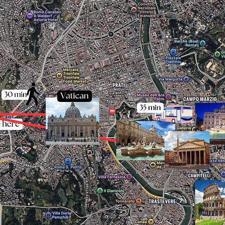 Valle Aurelia - Appartamento Elegante Rome Buitenkant foto